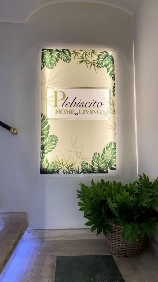 Grafica e stampa Plex luminoso d'arredamneto Plebiscito