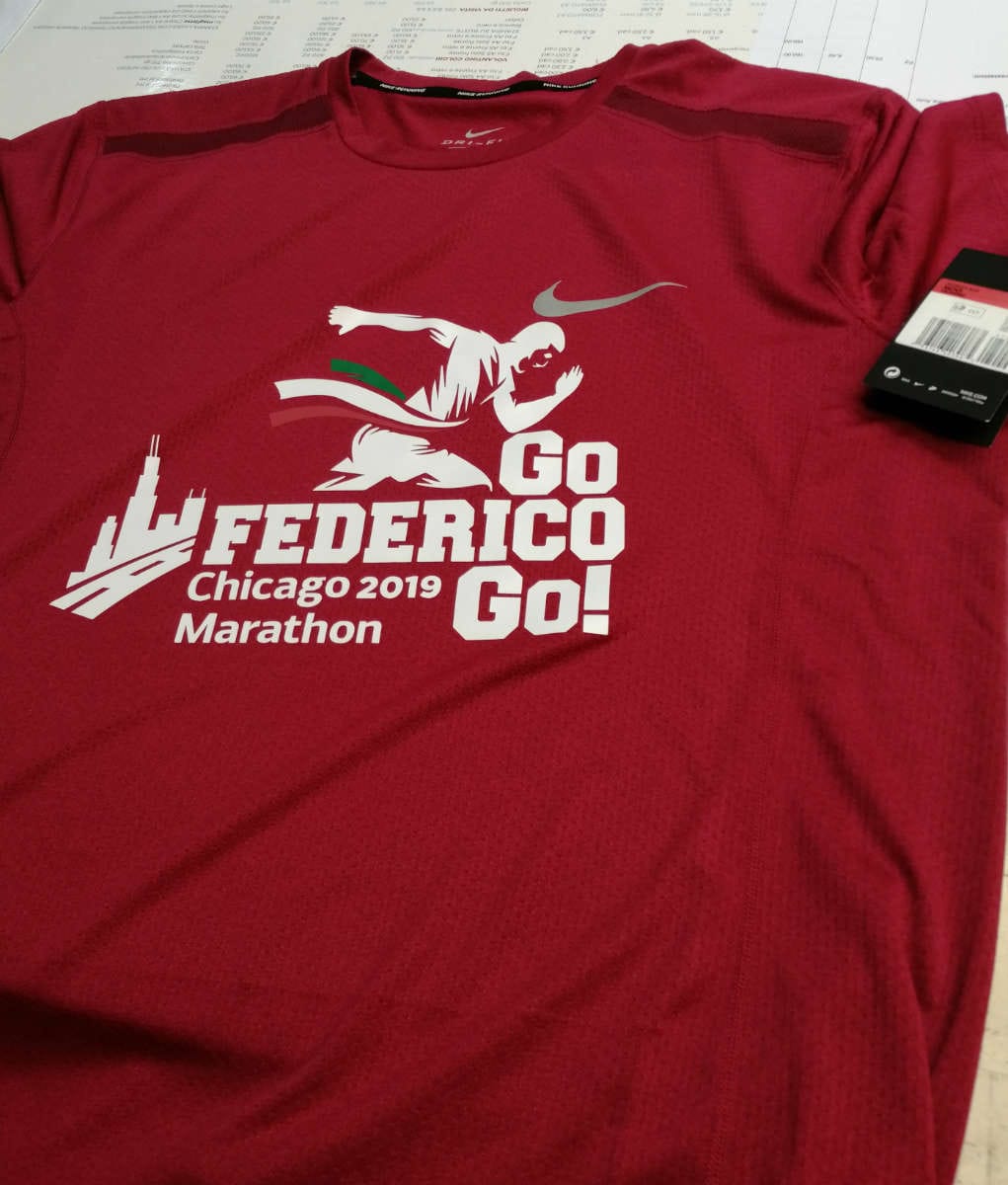 Maglietta per Maratona Chicago /2