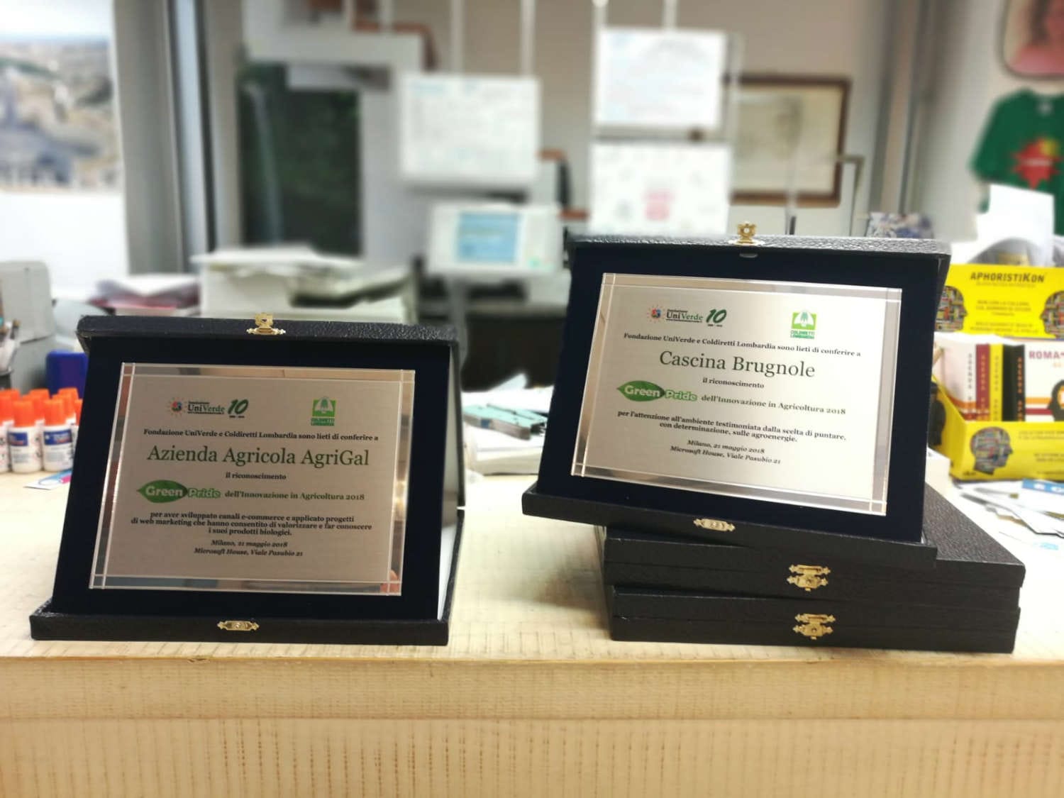 Targa ricoscimento per Univerrde