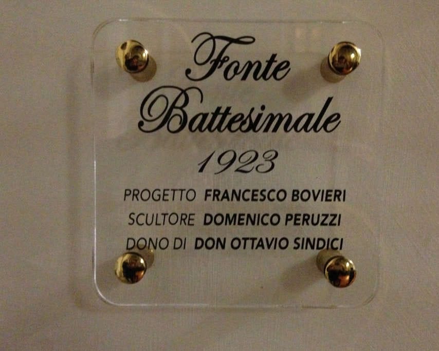 Targa plexiglass insegne pubblidea Frosinone