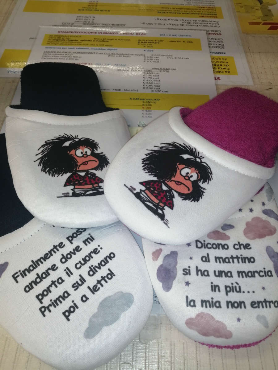 Pesronalizzazione Ciabatte